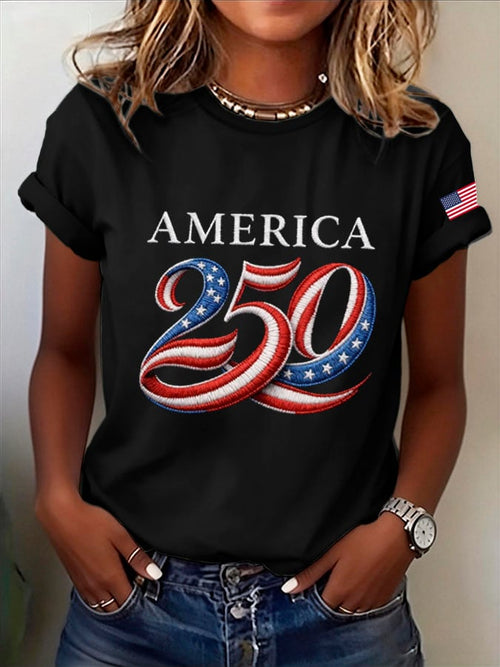 Women's America 250th Anniversary  T-shirt