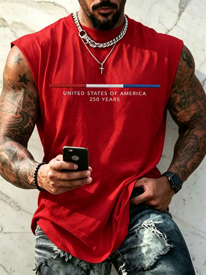 Men's The United States of America Tank Top