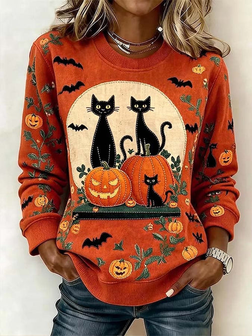 Women'S Casual Printed Sweatshirt