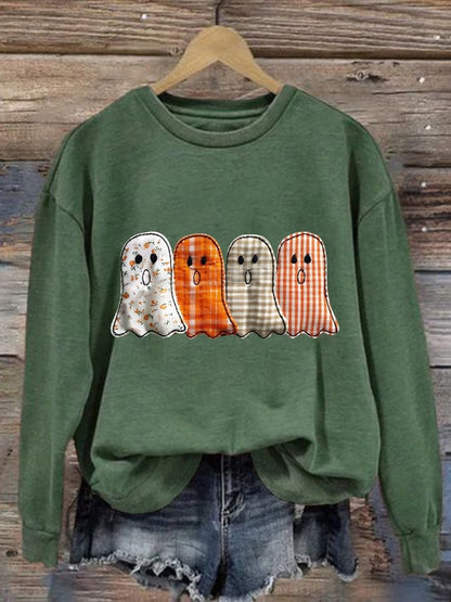 🔥HOT SALE🔥Women's Halloween Print Casual Sweatshirt