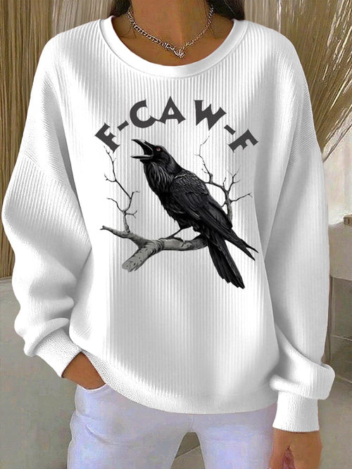 🔥Buy 2 Get 10% Off🔥Women's F-Caw-F Raven Sweatshirt