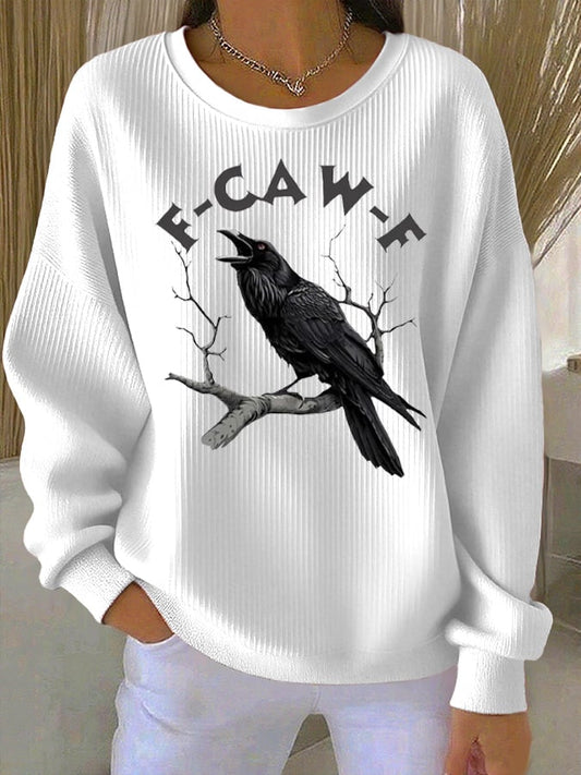 🔥Buy 2 Get 10% Off🔥Women's F-Caw-F Raven Sweatshirt