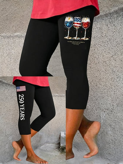 Women's 250th Anniversary Print Casual Leggings