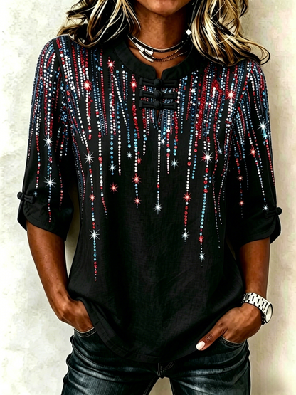 Women's 250th Anniversary Button Top