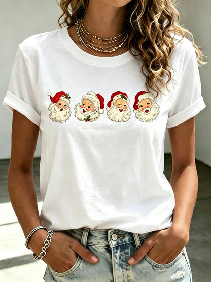 Women's Christmas Print T-Shirt