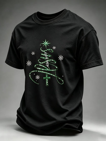 Men's Christmas Printed Short-Sleeve T-Shirt
