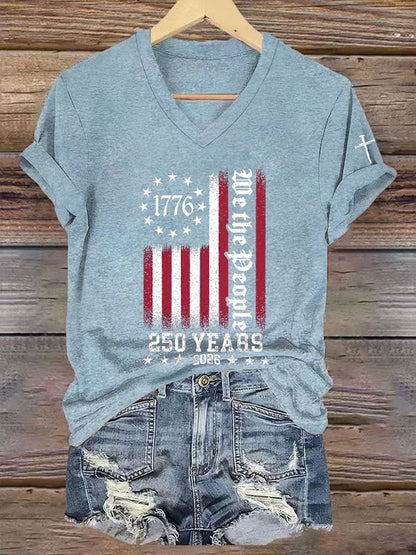 Women's Casual Printed Short-Sleeve T-Shirt