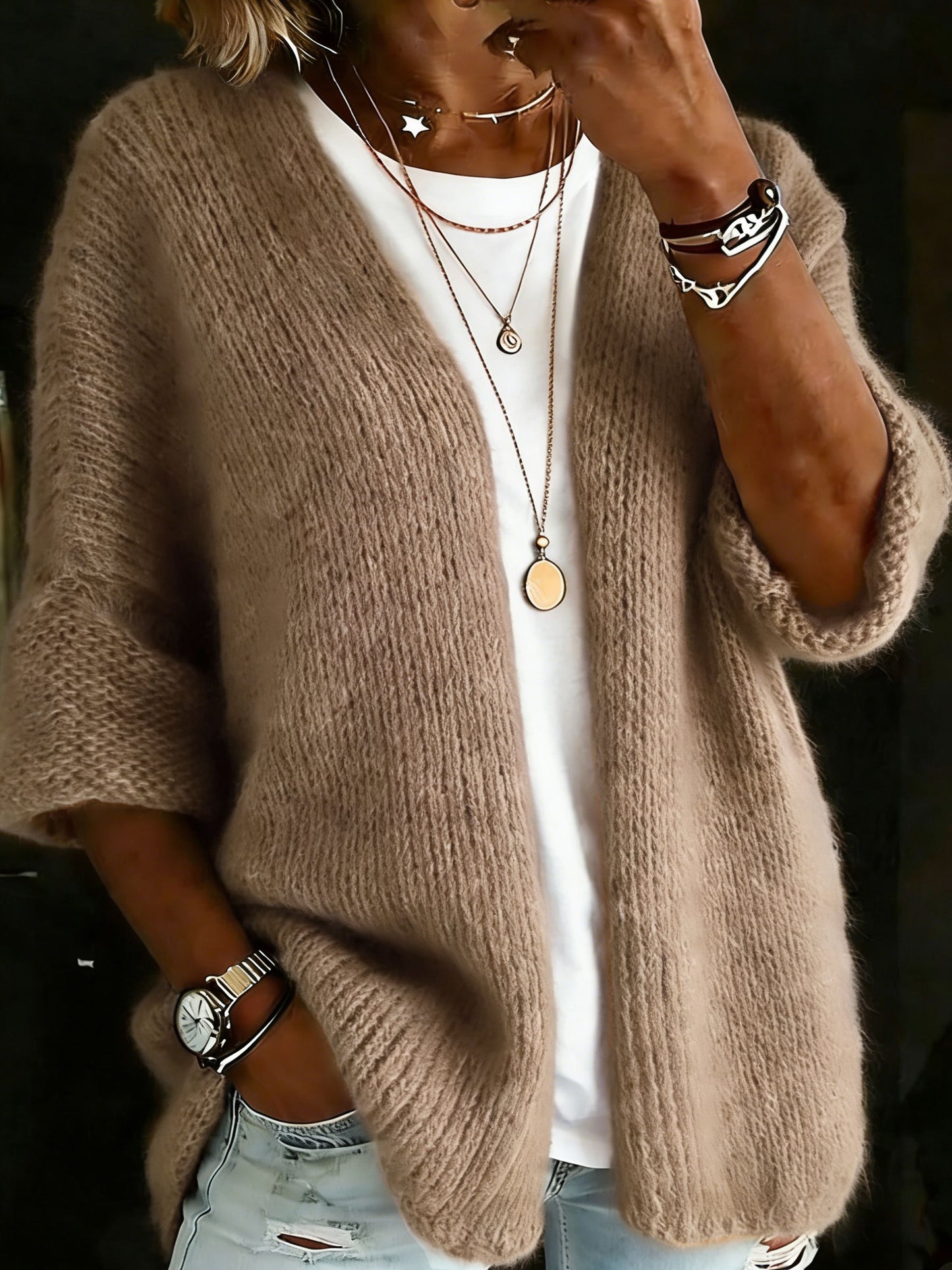 Casual Long Sleeve Sweater Cardigan