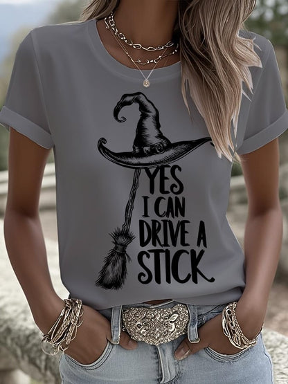 🔥Buy 2 Get 10% Off🔥Women's Yes I Can Drive A Stick T-Shirt