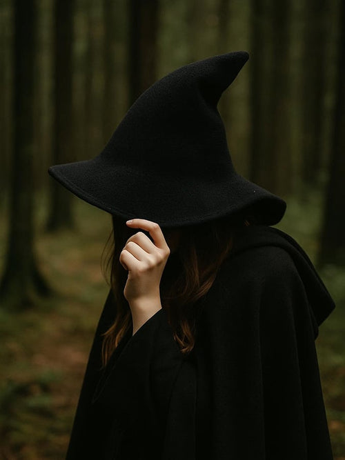 🔥HOT SALE🔥Halloween wool knitted witch hat