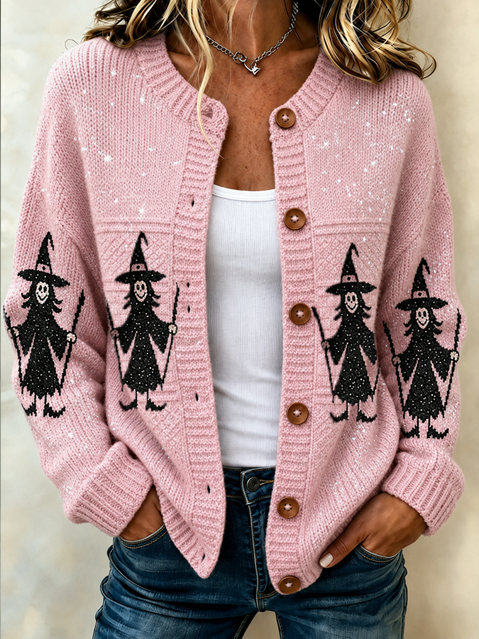 Women'S Halloween Cancer Breast Cancer Awareness Month T-Shirt