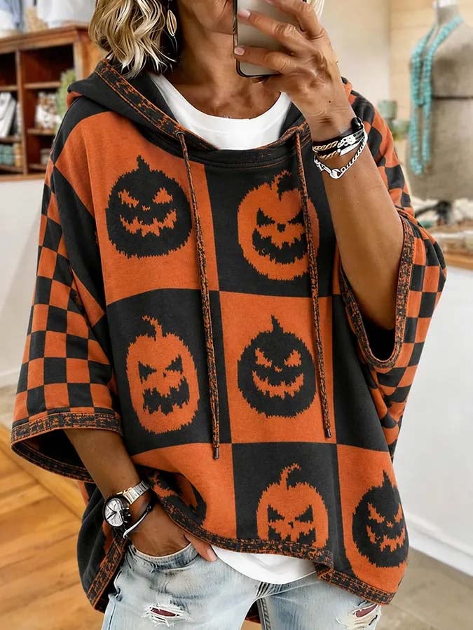 Women'S Casual Printed Hoodie