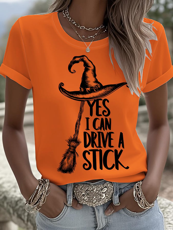 🔥Buy 2 Get 10% Off🔥Women's Yes I Can Drive A Stick T-Shirt