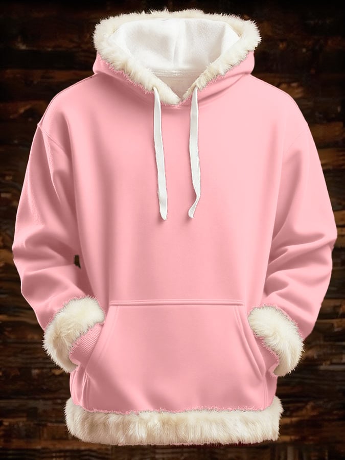 Men's Casual Print Hooded Sweatshirt