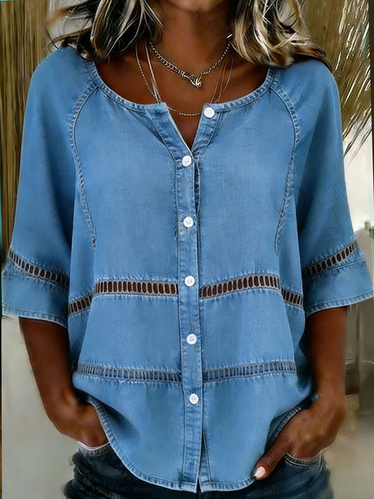 Women's Casual Denim Shirt