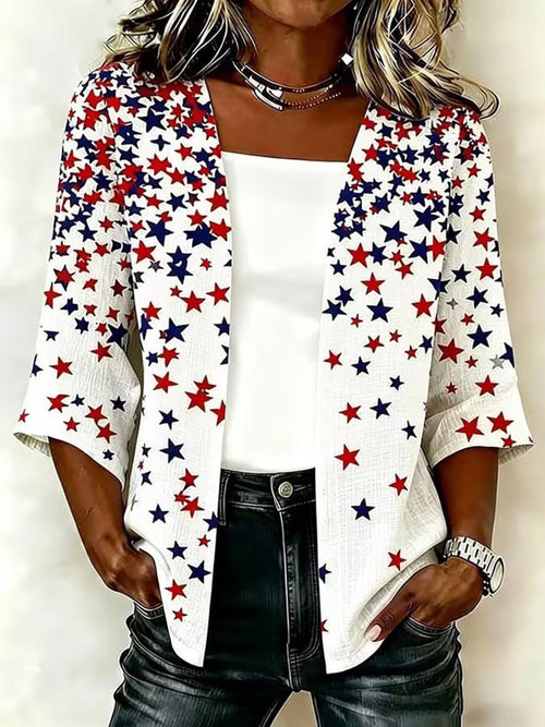 Women's American 250th Art Print Top