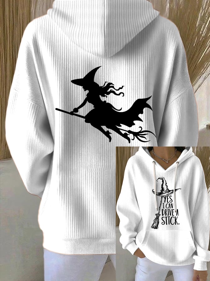 🔥Buy 2 Get 10% Off🔥Women's Yes I Can Drive A Stick Print Casual Sweatshirt