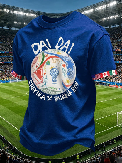Men's Retro Dai Dai Print T-Shirt