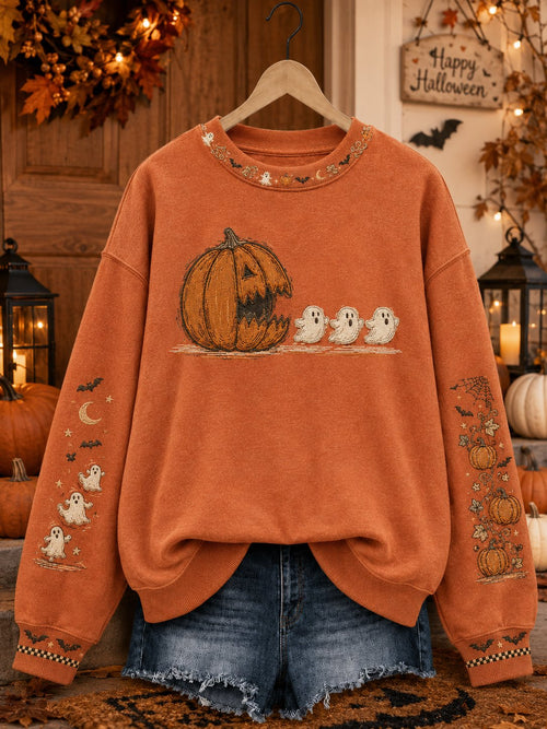Women'S Halloweentown Print Sweatshirt