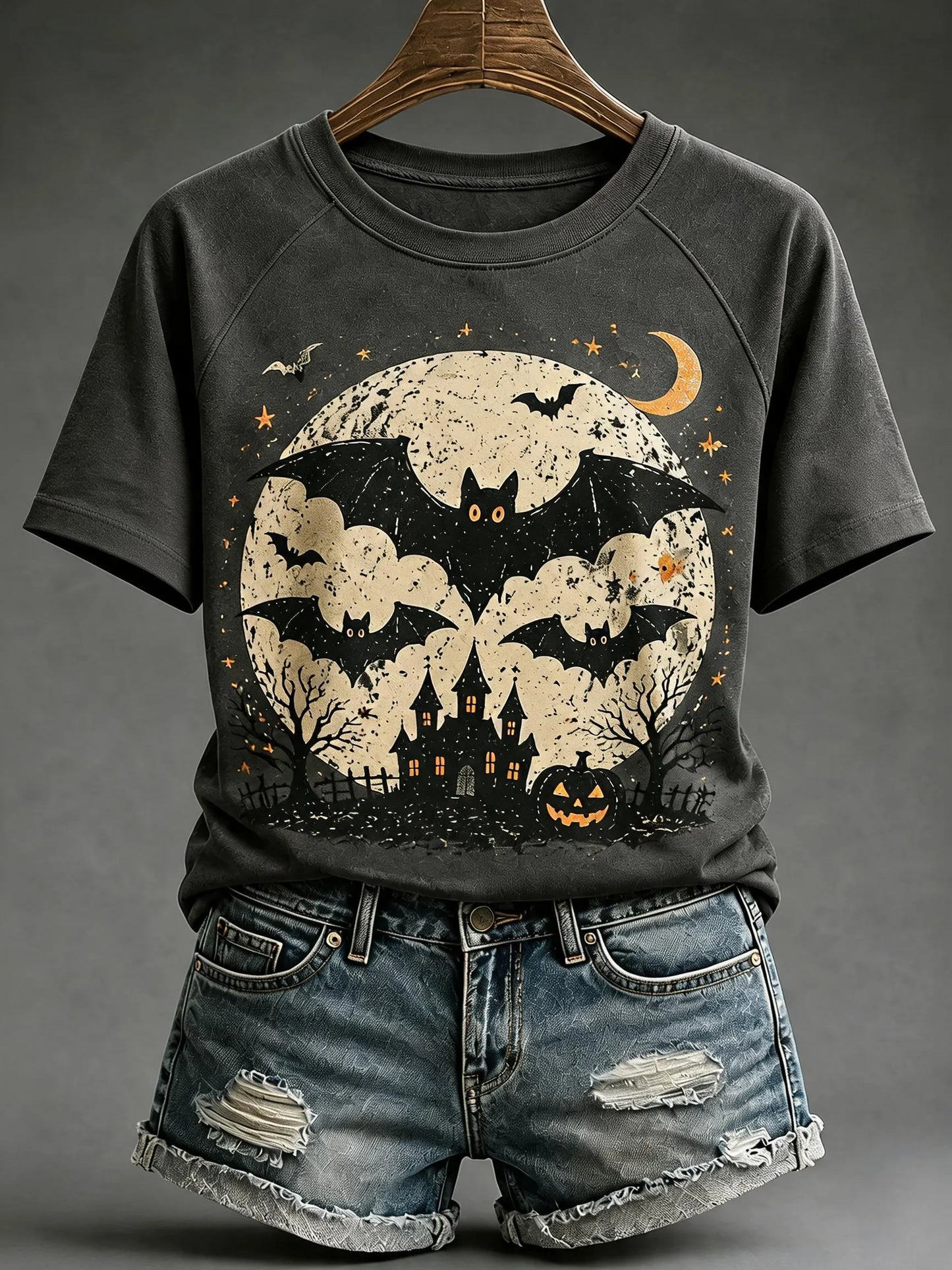 Women'S Fall Batwing Cotton T-Shirts