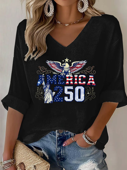 Women's  American 250th Print T-Shirt
