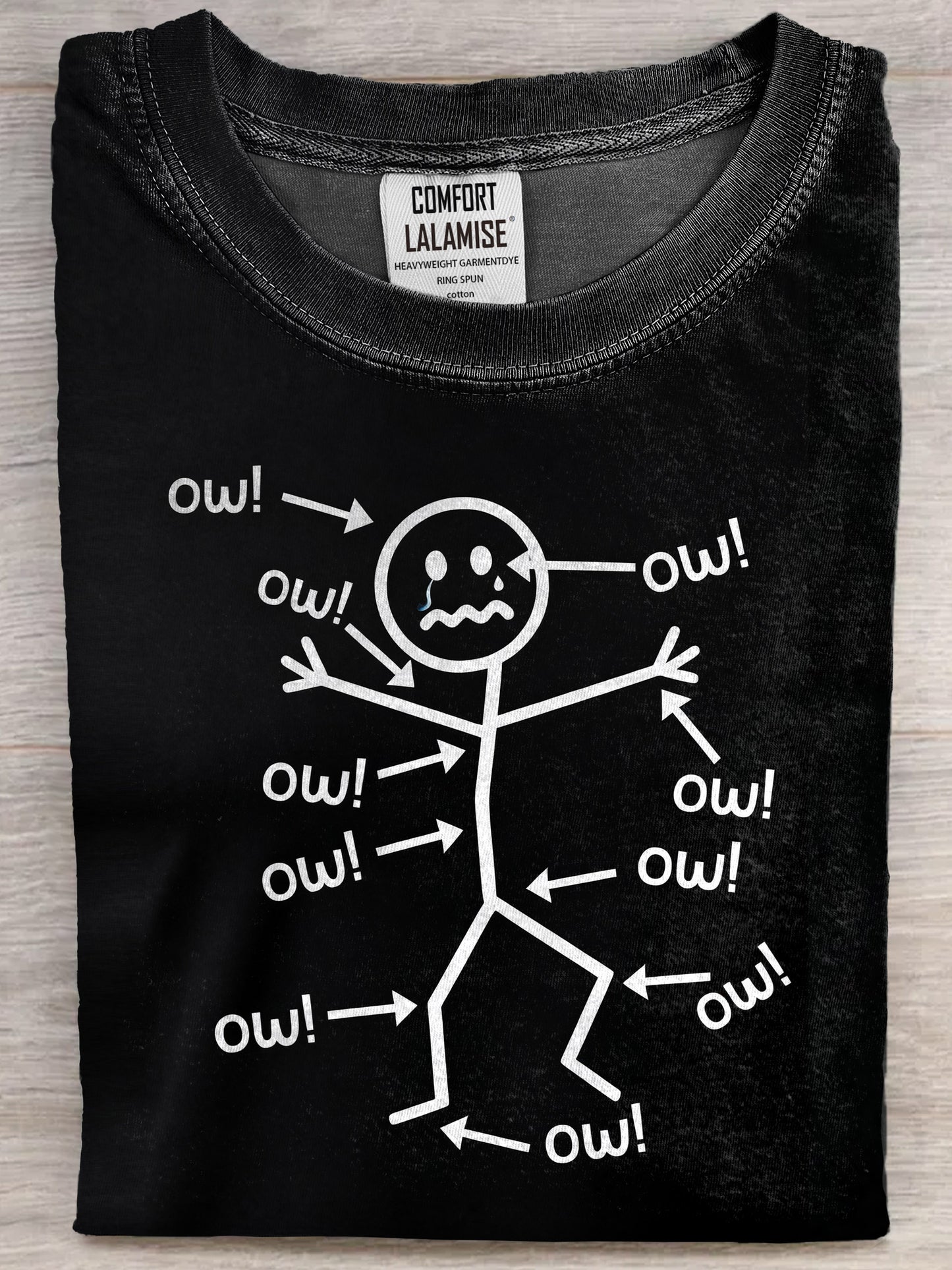 Funny Art Print Casual Cotton Short Sleeve T-shirt