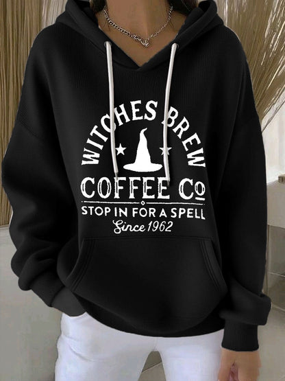 🔥HOT SALE🔥Women's Letter Printed Striped Casual Hooded Sweatshirt