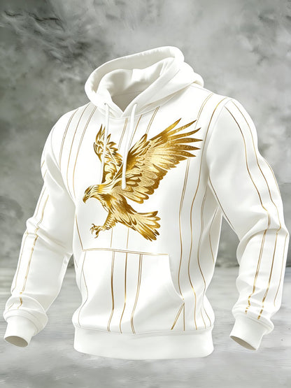 Men's Casual American 250th Anniversary Print Sweatshirt