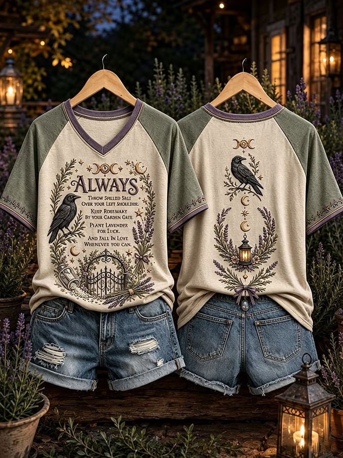 Women's Halloween Witch  Print Top