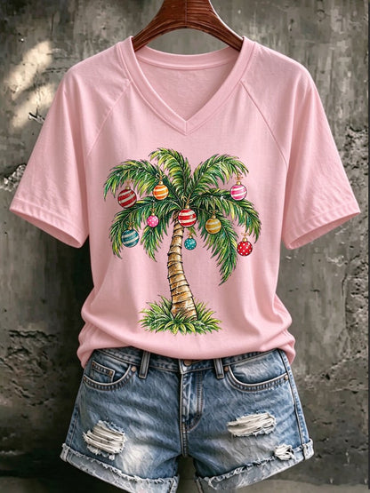 Women's Casual Printed Short-Sleeve T-Shirt