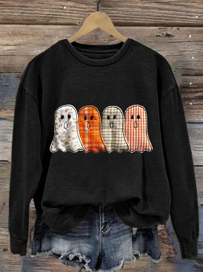 🔥HOT SALE🔥Women's Halloween Print Casual Sweatshirt