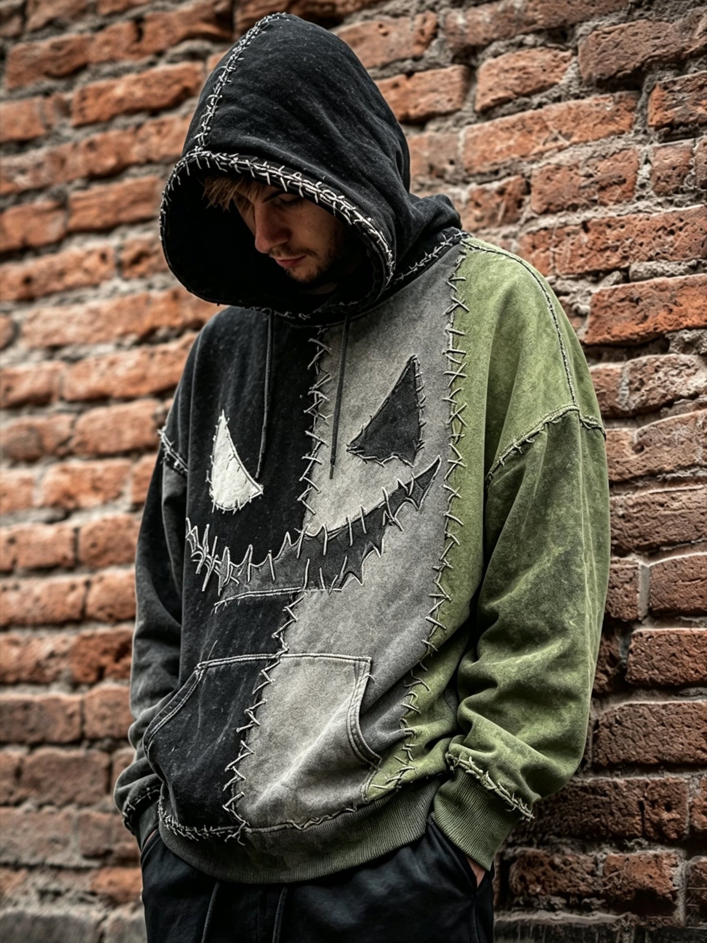 Men's Halloween Art Hooded Sweatshirt