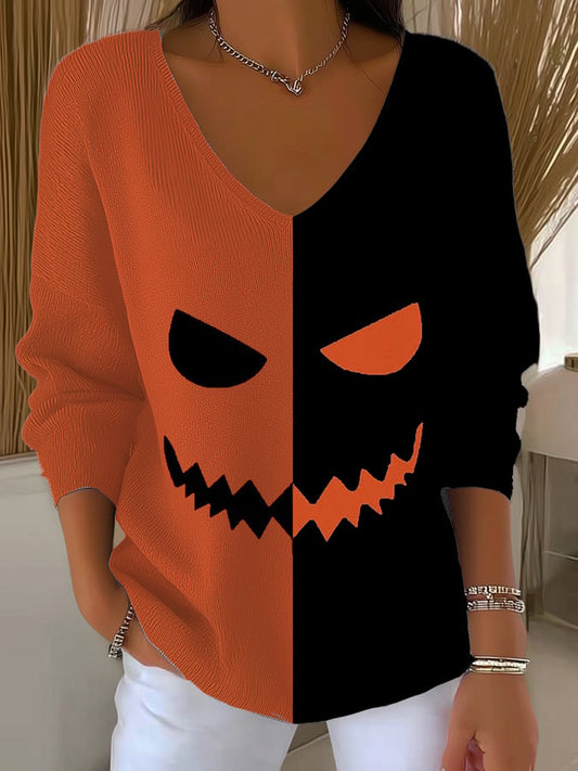 Women's Halloween Print T-Shirt