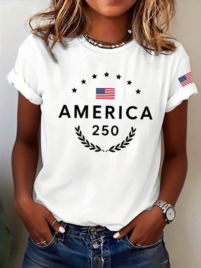Women's American 250 Anniversary  T-Shirt