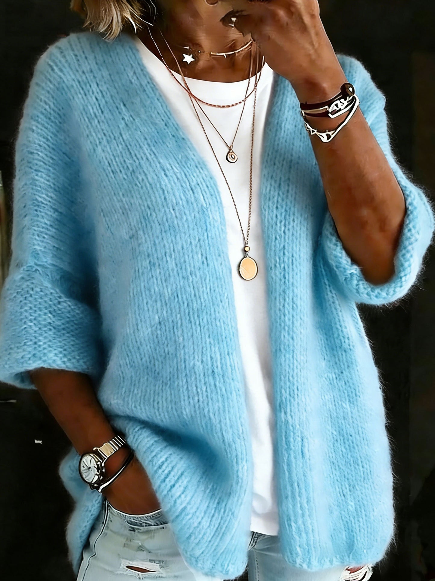 Casual Long Sleeve Sweater Cardigan