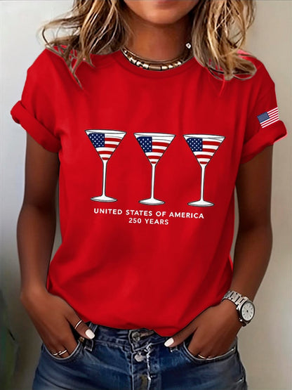 Women's America 250th Anniversary  T-shirt
