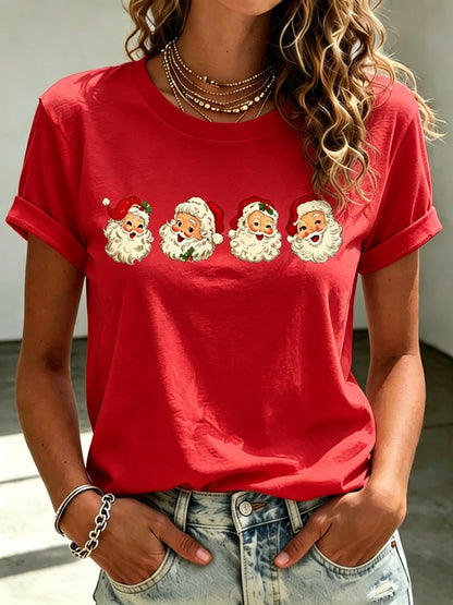 Women's Christmas Print T-Shirt