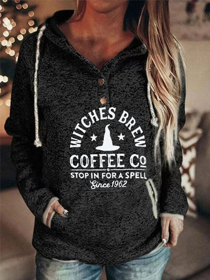 Fashion Print Long Sleeve Hoodie