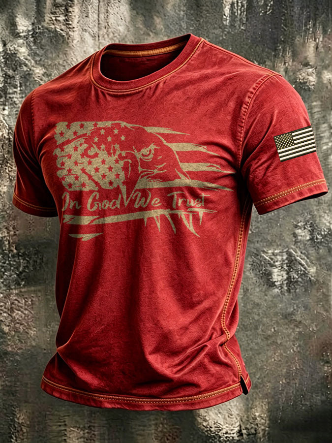 Men'S American Eagle Printed Casual T-Shirt