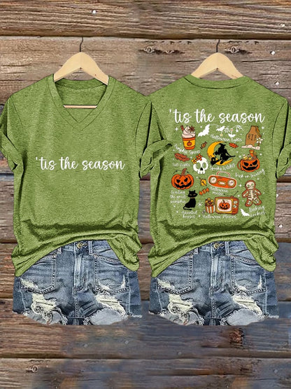 Women's Casual Halloween T-shirt