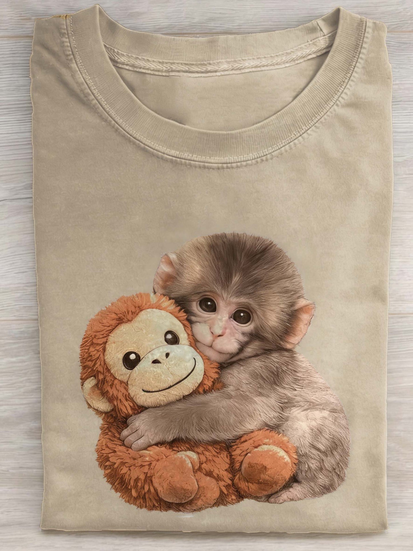 Punch The Monkey Art Print T-shirt