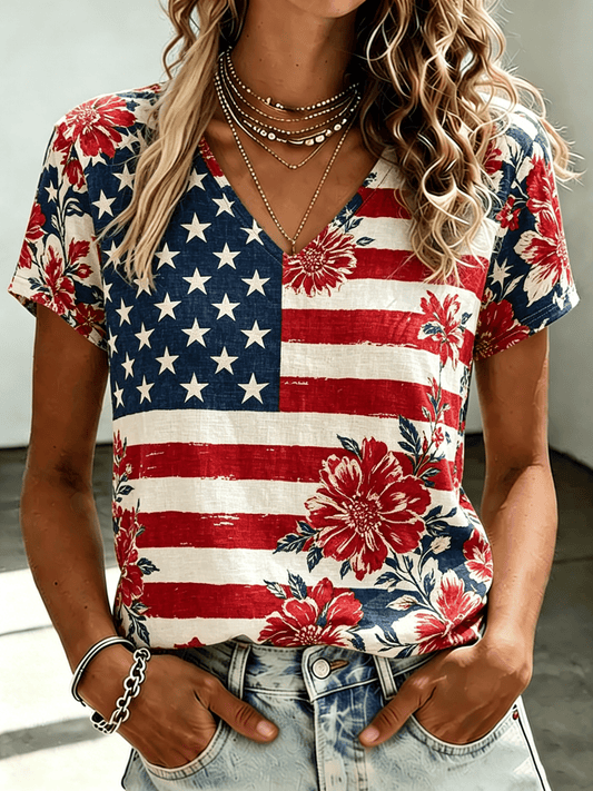 Women's USA 250th Anniversary Print T-Shirt