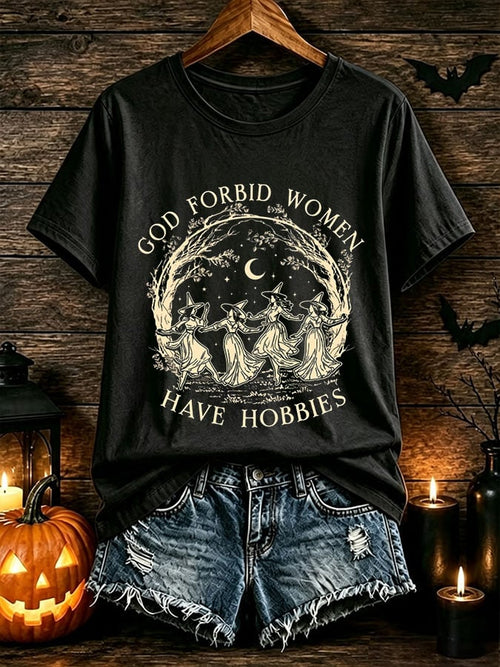 Women's Casual Print Short-Sleeve T-Shirt