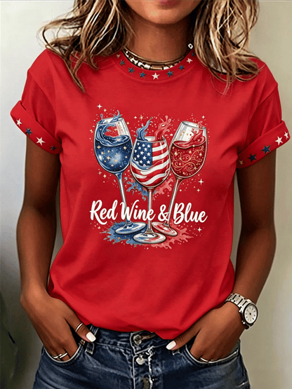 Women's 250th Anniversary Printed Casual T-Shirt