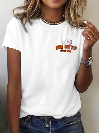 Women's Halloween Show Me Your Boobs Print T-Shirt