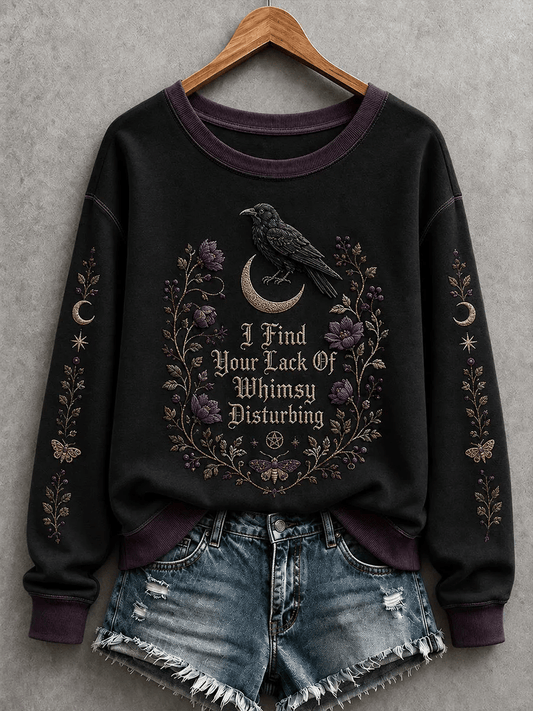 Women's Fun Print Halloween Sweatshirt