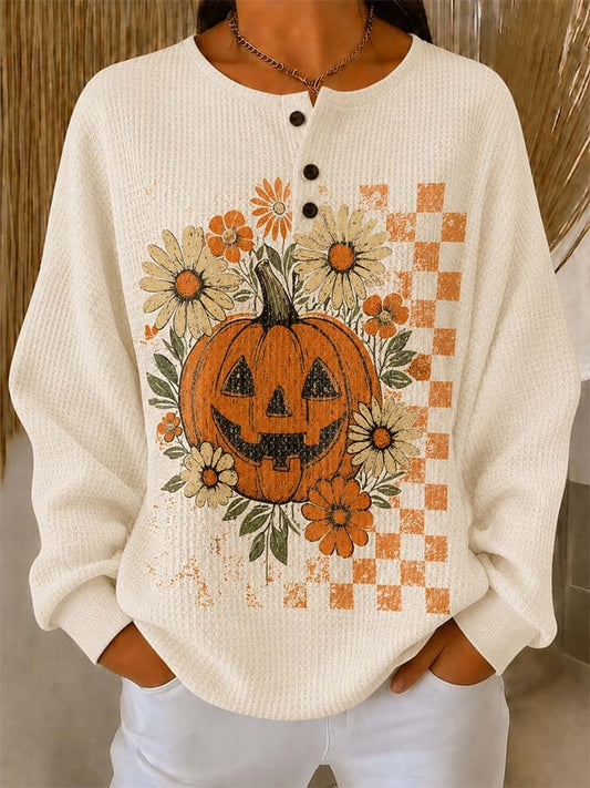 Women'S Casual Printed Sweatshirt