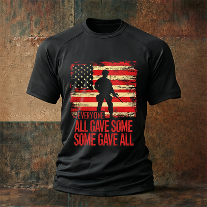 Men's Memorial Day  — "Some Gave All, Some Gave Part" Print T-Shirt