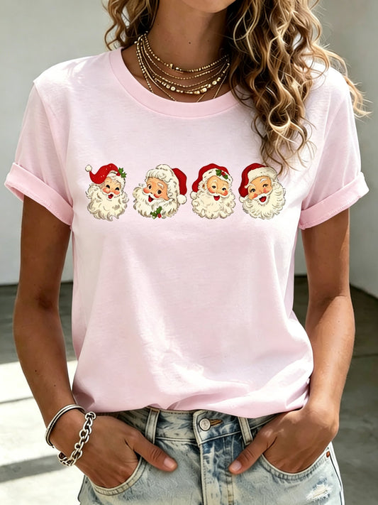 Women's Christmas Print T-Shirt