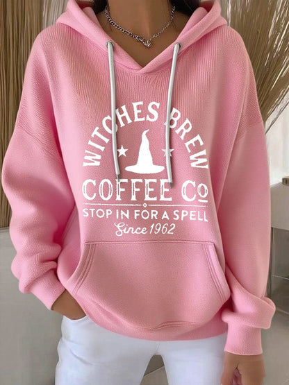 🔥HOT SALE🔥Women's Letter Printed Striped Casual Hooded Sweatshirt